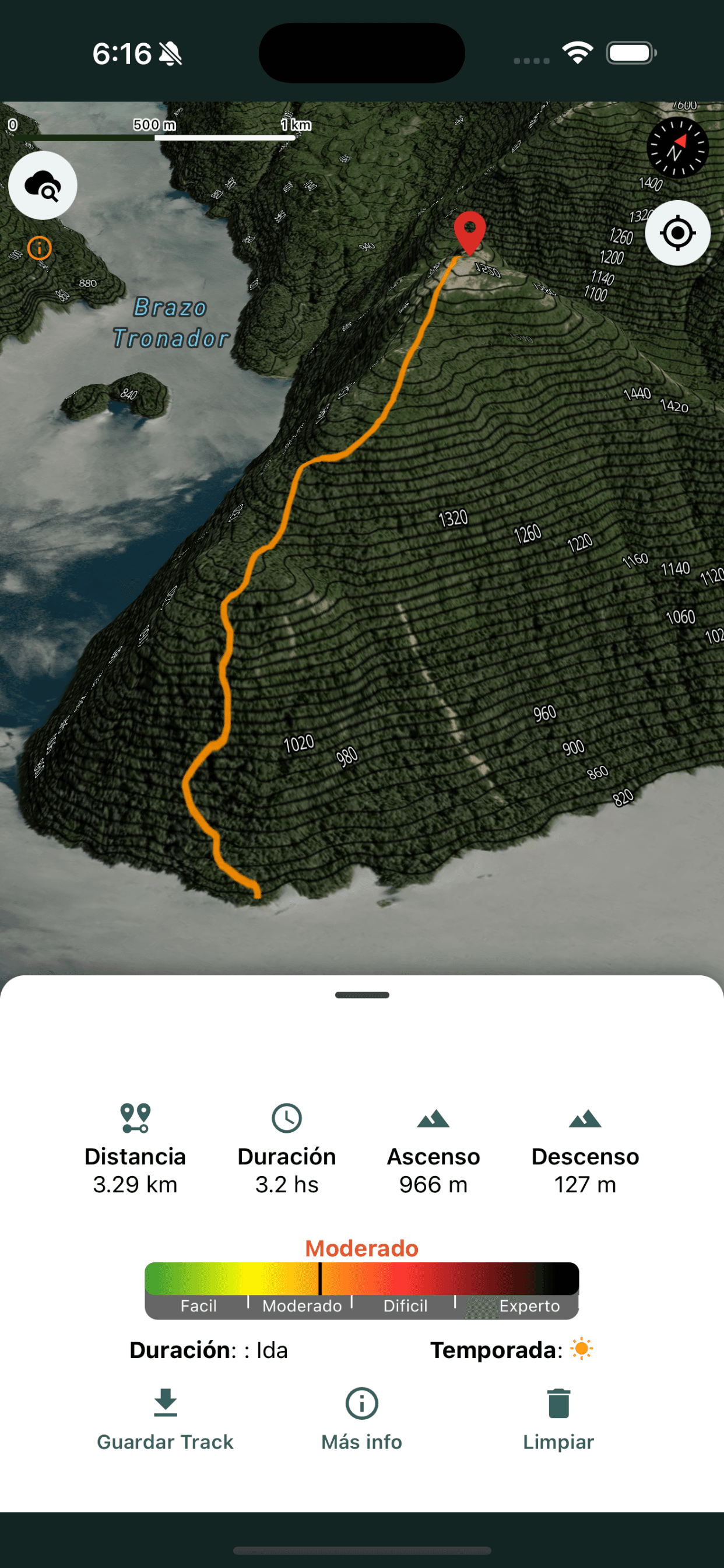 Mapas detallados, incluso sin señal